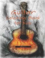 Guitar Coloring Book for Kids: Great coloring book for older girls, boys, teens, teens, teens, kids and adults, 27 pages, 8.5 * 11