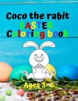 Coco the Rabit - Easter Coloring Book - Ages 3-6