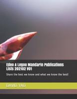 Edeo & Legoo Mandarin Publications Lists 202102 V01