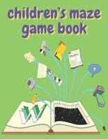 children's maze game book: children's activity book Games, puzzles and problem solving Ideal for children ... 3 years old and older (Labyrinth, Coloring, Math, Sudoku, and ... And Get Together Gift for girls and boys).