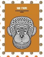 Malbücher für Erwachsene - Mandala - 100 Tiere