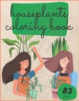 Houseplants Coloring Book: Urban Jungle  Stress Relieving Plant Cactus And Succulents Botanicals Relaxation