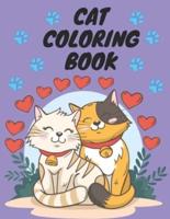 Cat Coloring Book: Best coloring activity book for kids 4-8, 8-12, preschoolers, kindergarten   color and make your cat colorful   color and make your world beautiful   Stress relief and make brain activity cat coloring book
