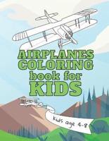 Airplanes Coloring Book for Kids