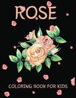 Rose Coloring Book For Kids