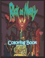 Rick and Morty: Coloring Books for Kids and Adults