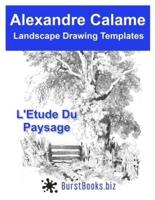 Alexandre Calame Landscape Drawing Templates
