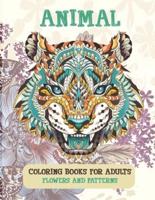 Coloring Books for Adults Flowers and Patterns - Animal