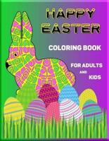Happy Easter Coloring Book for Adults and Kids