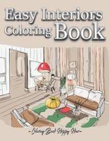 Easy Interiors Coloring Book