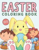 Easter Coloring Book For Kids Ages 4-12