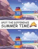 Spot The Difference Summer Time!: A Fun Search and Find Books for Children 6-10 years old