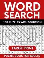 Word Search Puzzle Book for Adults: Over 2000 Words Relaxing and Activity Brain Game Creative Gift for Young Teens Seniors Elderly Woman Men and more!