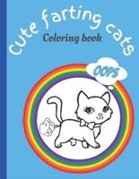 Cute Farting Cat Coloring Book