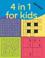 4 in 1 for Kids (200 Page)