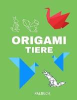 Origami Tiere Malbuch
