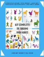 Kit Completo de Origami para Niños: 50 Proyectos de Origami + Datos Curiosos + ¿Sabías qué? + Pasos Básicos para Principiantes + Todo sobre el Origami + Libro Muy Grande y Full Color.