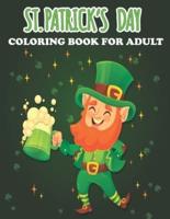 St Patricks Day Coloring Book for Adults