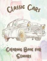 Classic Cars Coloring Book for Seniors