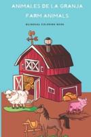 Animales De La Granja, Farm Animals Coloring Book