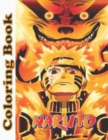 Naruto Coloring Book: High Quality Illustrations of Naruto Shippuden For Kids And Adults