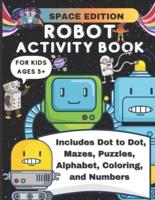 Robot Activity Book Space Edition