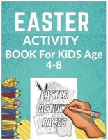 Easter Activity Book For Kids Ages 4-8:: Maze Activity Workbook for Children: Games, Puzzles and Problem-Solving  Maze Learning Activity Book for Kids Colourin Book