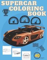 SuperCar Coloring Book