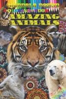 COLORING BOOK for Adults MANDALA DESIGNS AMAZING ANIMALS