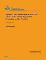 Supreme Court Nominations, 1789 to 2020