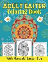 Adult Easter Coloring Book With Mandala Easter Egg