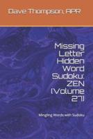 Missing Letter Hidden Word Sudoku