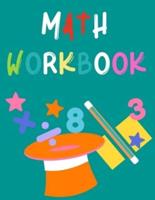 Math Workbook: Stunning Educational Workbook for First and Second Graders Learning Fractions, Maze Math,Geometry and More.
