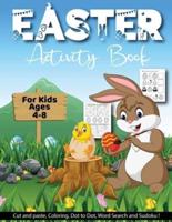 Easter Activity Book For Kids Age 4-8