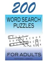 200 Word Search Puzzles For Adults