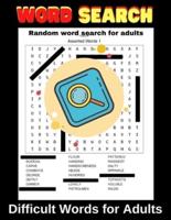 Random Word Search Book for Adults
