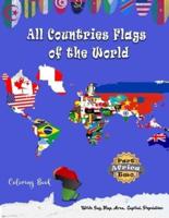 All Countries Flags of the World Coloring Book