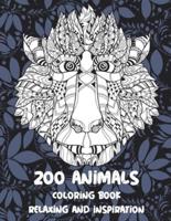 Zoo Animals - Coloring Book - Relaxing and Inspiration