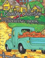 Country Collection Coloring Book