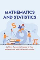Mathematics And Statistics