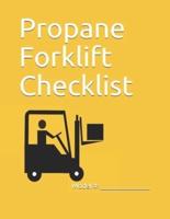Propane Forklift Checklist