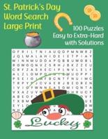 St. Patrick's Day Word Search Large Print