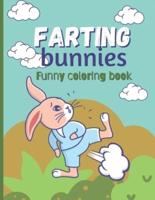 Farting Bunnies Funny Coloring Book