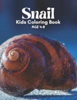 Snail Kids Coloring Book AGE 4-8