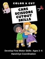 Cars Scissor Skills Cutout Book