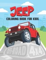 Jeep Coloring Book For Kids: Fun & Beautiful Jeep Cars Activity Book For Teen Girls, Boys Preschool and Kindergarten Kids
