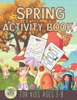 Spring Activity Book for Kids Ages 3-8