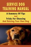 Service Dog Training Manual