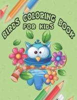Birds Coloring Book for Kids or Students
