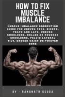 How to fix muscle imbalance: Muscle imbalance correction guide for uneven pecs, biceps, traps and lats, uneven shoulders, Rolled or rounded shoulders, pelvic lateral tilt, uneven waist or twisted core